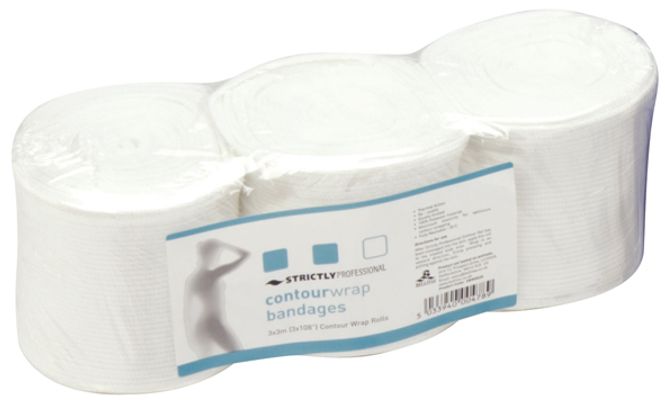 Hovedbilde Body Contour Wrap Bandages 3 x 3m - Strictly Professional