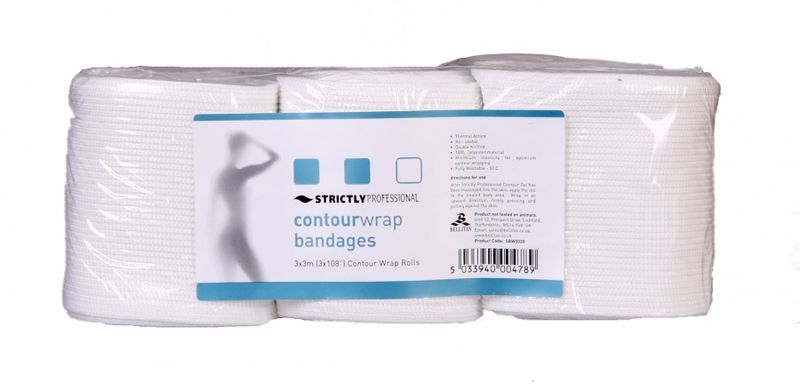 Body Contour Wrap Bandages 3 x 3m - Strictly Professional