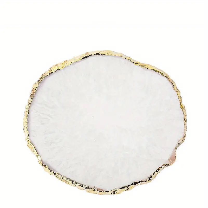 Dekorativ Hvit Palett for Negledesign – 9,2 x 10,3 cm