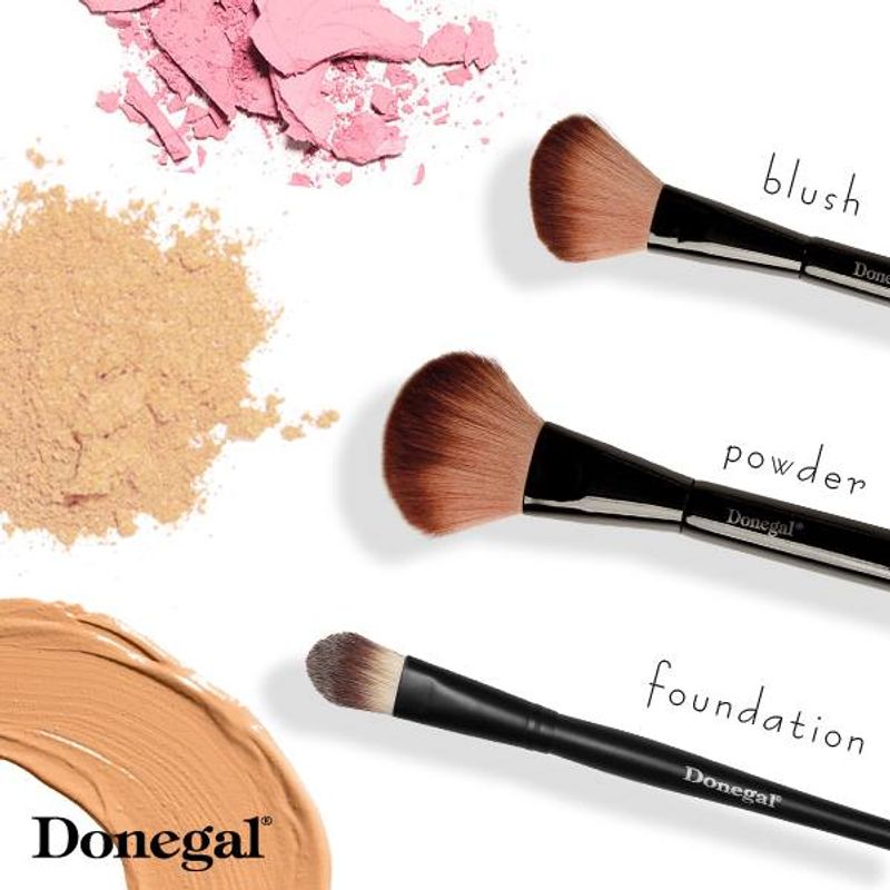 Sminkekost Svart - Powder Brush