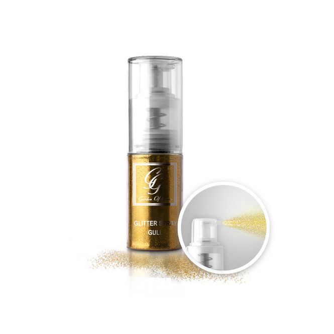 Hovedbilde Glitter med pumpe 25g - Gull