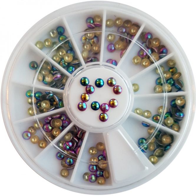 Hovedbilde Negldekor - Studs runde metallic