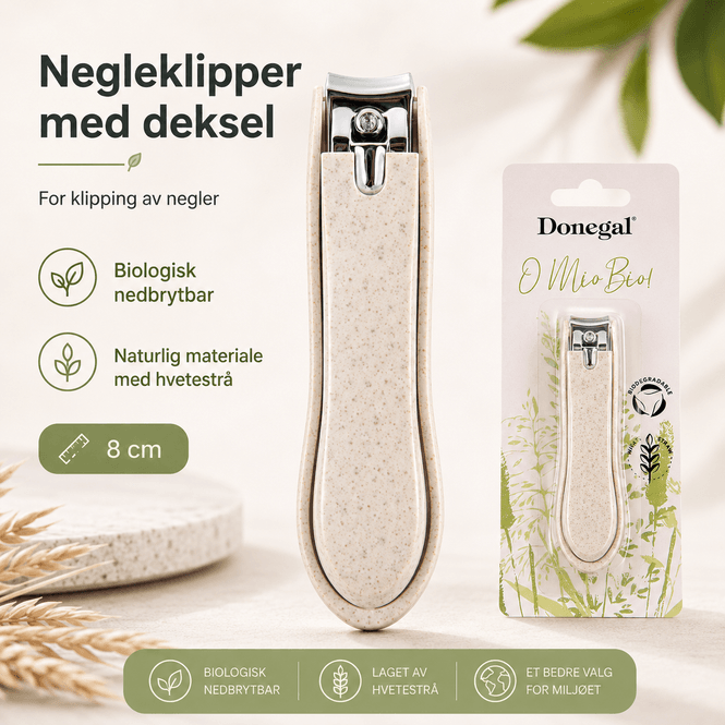Hovedbilde Negleklipper med deksel 8 cm . - Biologisk nedbrytbar