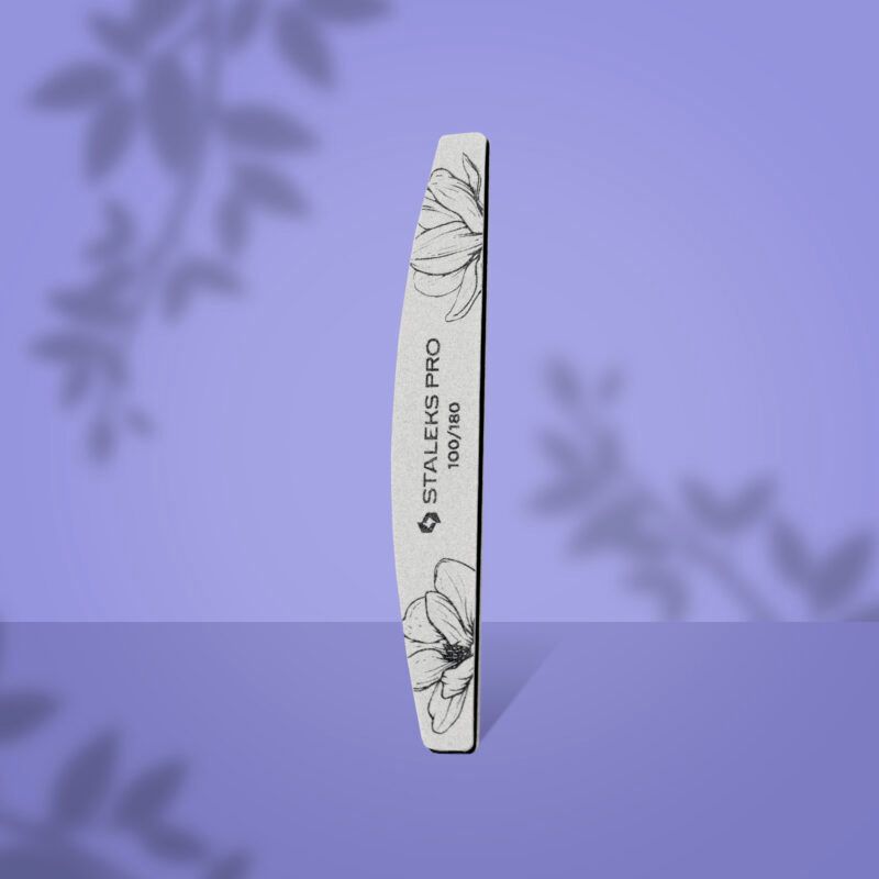 STALEKS PRO EXPERT Halvmåne Neglefil 100/180 grit (25 stk)