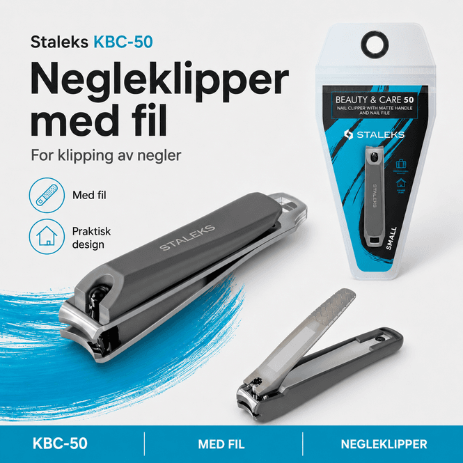 Hovedbilde Staleks KBC-50 Negleklipper med fil
