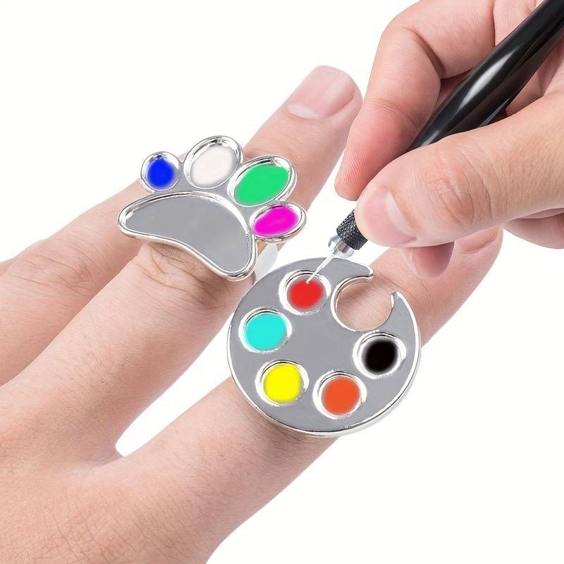 Fingerringpalett for Negledesign - Praktisk og Innovativ ring