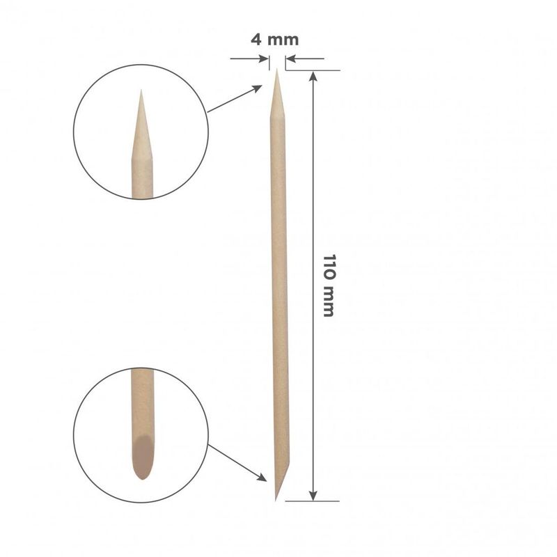Staleks Orange Sticks 11 cm 100 stk