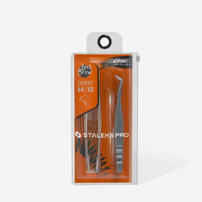 Hovedbilde Eyelash Tweezers with Fiber Tips EXPERT 44 TYPE 12 L-shaped, 65°