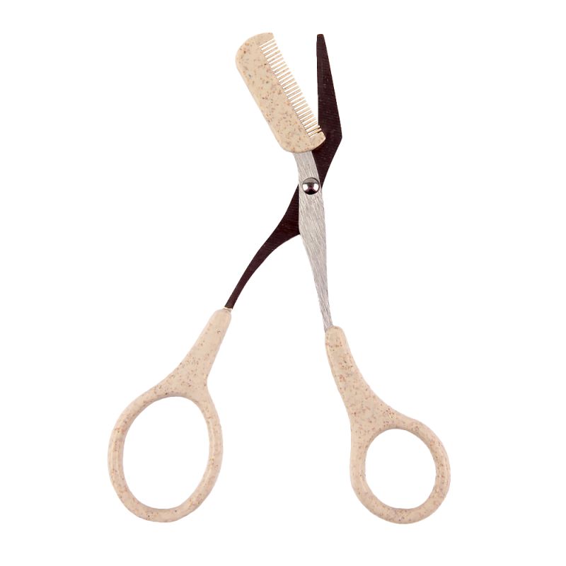 Brynsaks med kam - 10cm (Biologisk nedbrytbar)