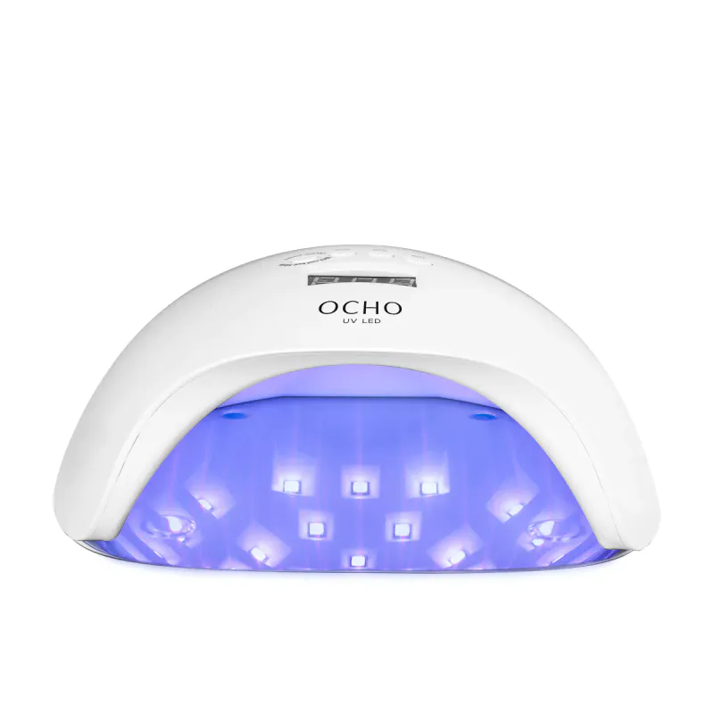 OCHO NAILS X13 - 65 W UV/LED-lampe, hvit med speilbunn