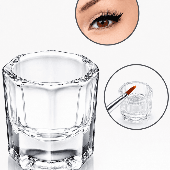 Hovedbilde Eyelash Tinting Dish (Blandeskål i Glass)