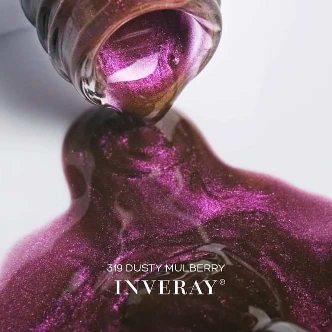 Hovedbilde Inveray Gel Nail Polish 319 - Dusty Mulberry (10ml)