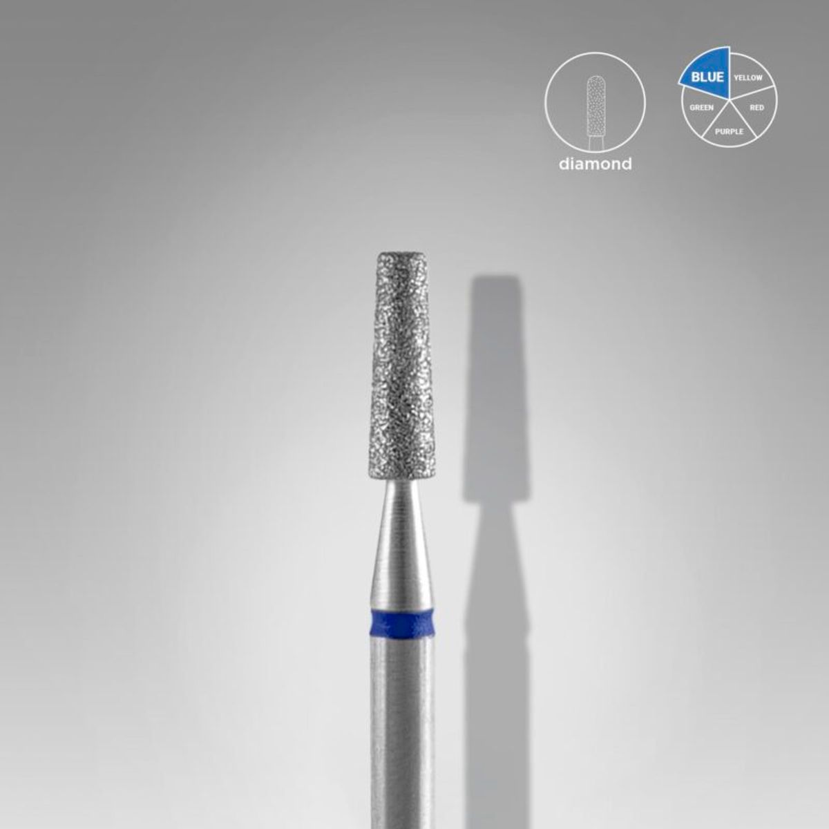 Drillbit Frustum - 2,5mm / 8mm - Medium grit