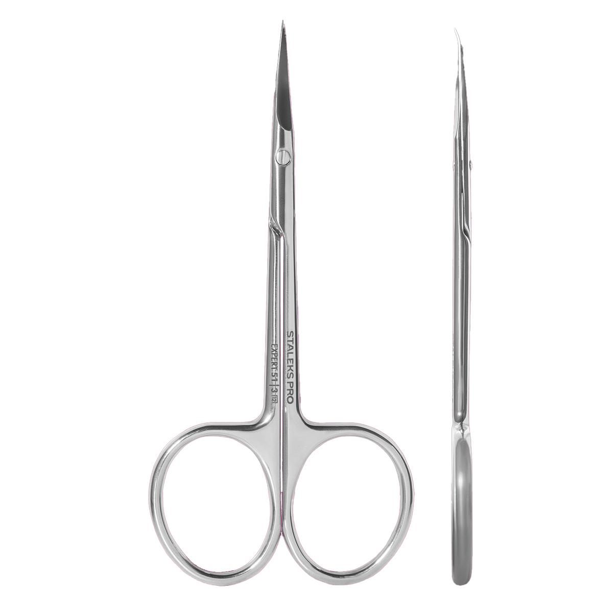 Neglebåndsaks EXPERT 51  Type 3 (Professional cuticle scissors with hook SE-51/3)