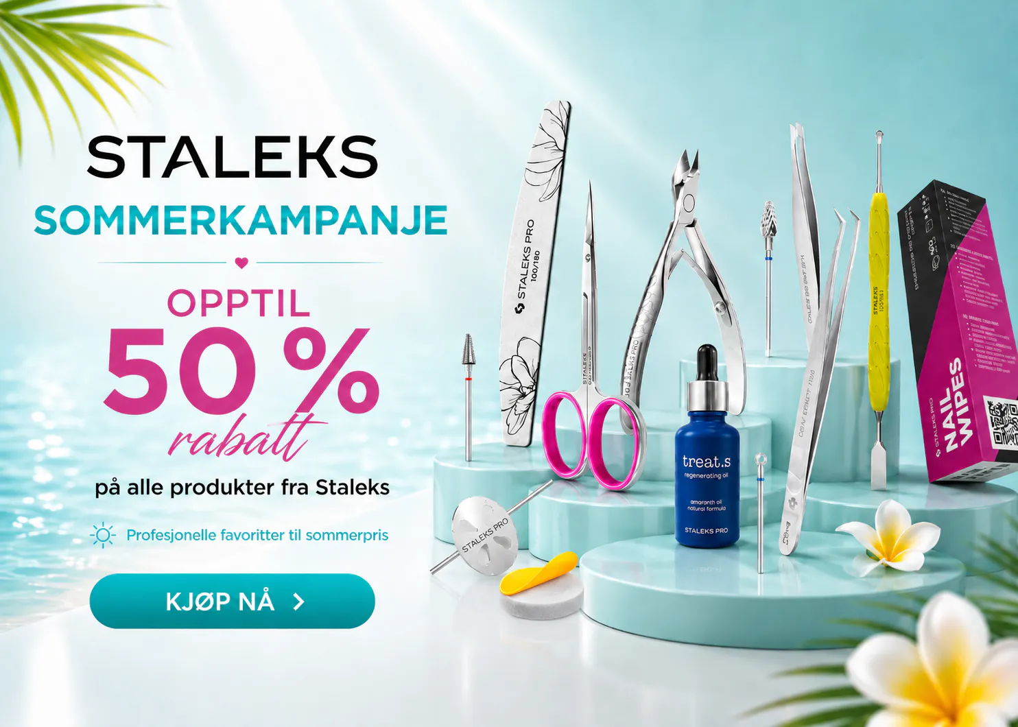 Kampanje tilbud på Staleks, kjemperabatter. Opptil 60% rabatt