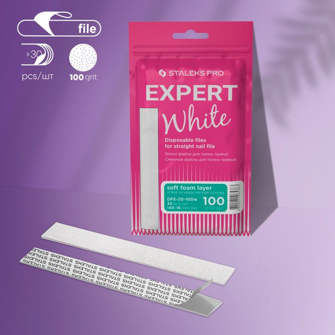Hovedbilde 100 grit refill pussepapir skum rett fil Expert20 - 30 stk.