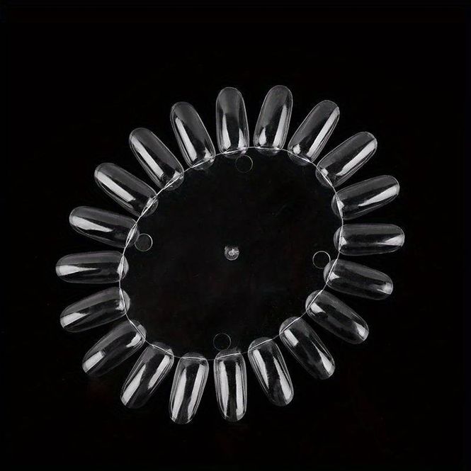 Hovedbilde Fargekart for negler 10 stk. i klar plast (200 tipper) 