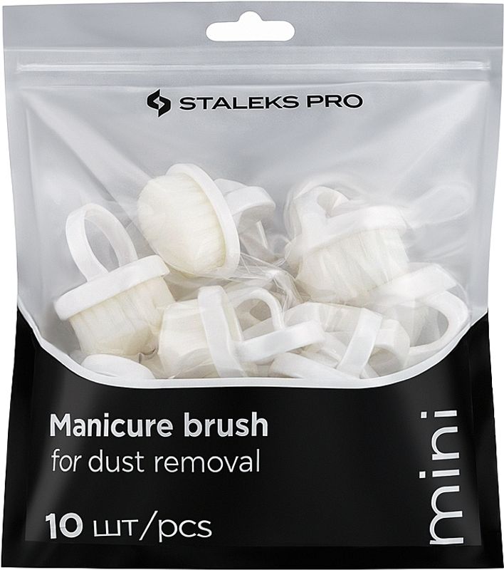 Staleks Neglebørste /  Støvbørste for negler (10 PACK) 