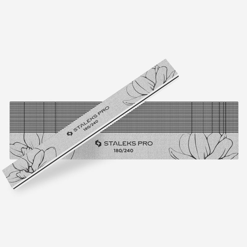 STALEKS PRO EXPERT Rett Neglefil 180/240 grit (25 stk)