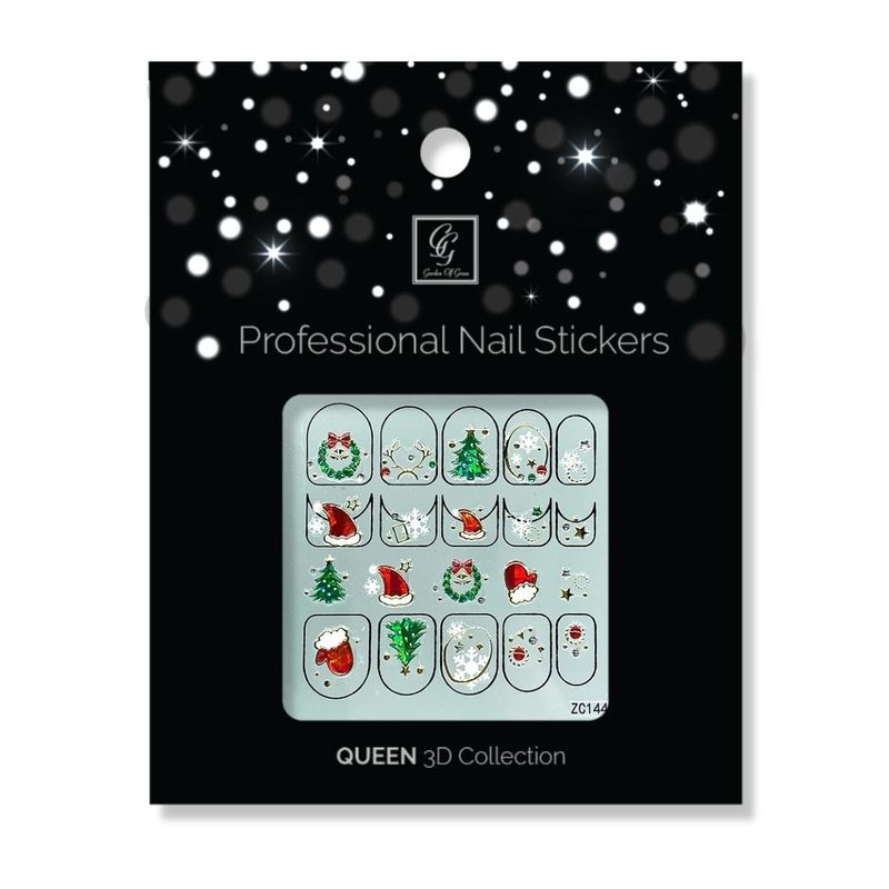 Nail Stickers – Christmas Queen Collection