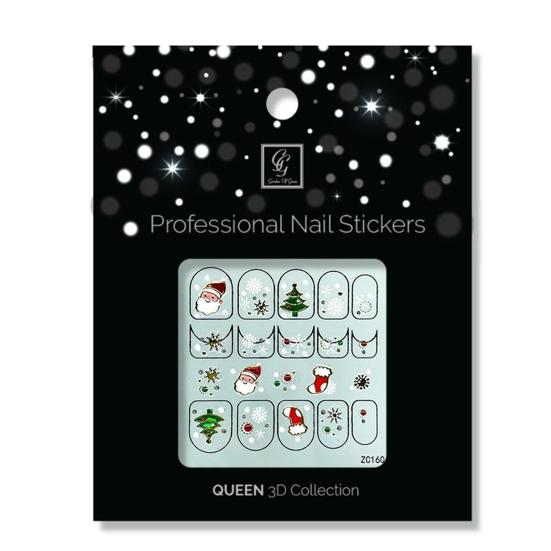 Nail Stickers – Christmas Queen Collection