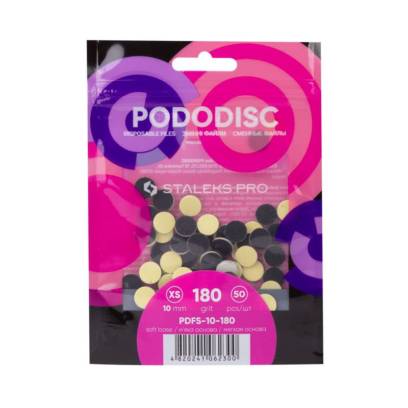 Podo Disc Pro Soft  XS - 10mm  50stk  (Velg korning)