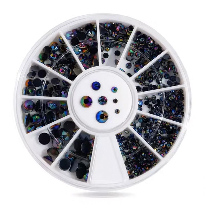 Negledekor – Mørke holografiske rhinestones