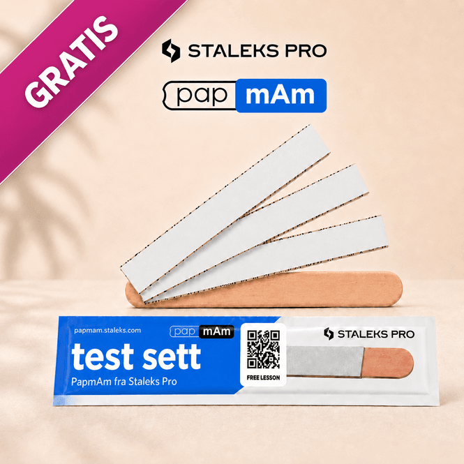 Hovedbilde Staleks PapmAm Test set - trebase med 3-pussepapir 100, 180,240 (Kun 1 stk. pr. ...